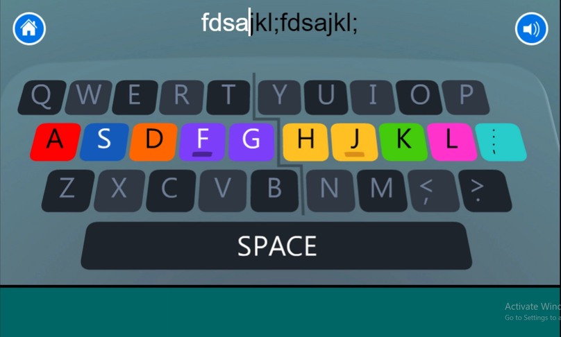 a glimpse of dance mat typing game