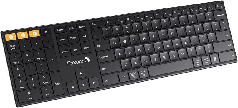 ProArc Left Hand Keyboard for touch typing