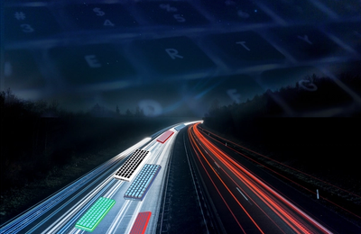 Keyboards are racing in a road, for fastest typing speed record